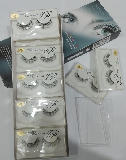 3D False Eyelashes, Pack of 10